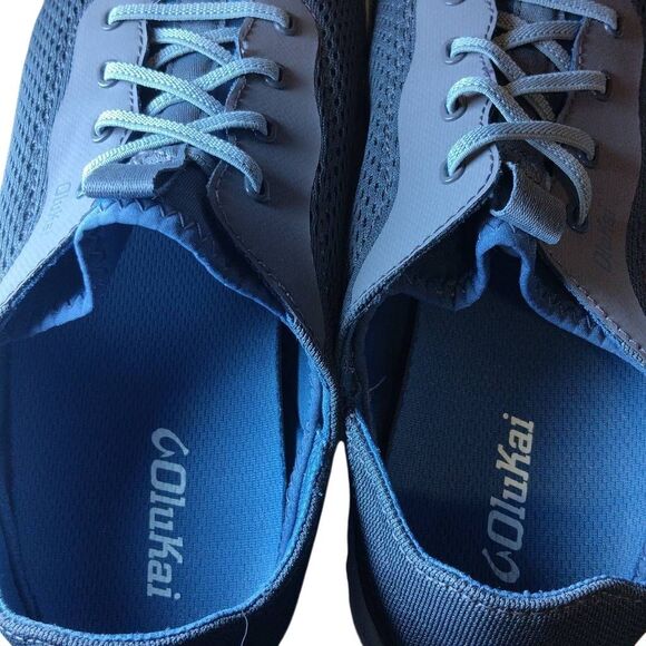 Olukau Moku Pae Men's Size 9 Gray Casual Shoe Comfort Outdoors Boat Slip On NWOT - Picture 11 of 11